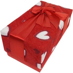 تصویر جعبه کادویی مخمل طرح قلب کد۰۱ (۴ سایز) 