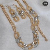 تصویر سرویس ریتون طرح طلا جنس استیل 