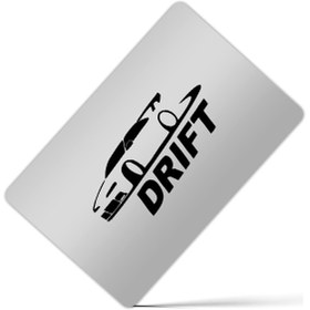 تصویر کارت بانکی فلزی طرح Drift کد 152 