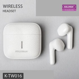 تصویر هندزفری بلوتوثی کلومن مدل K-TW16 Airpod Koluman K-TW16 Bluethooth Handsfree