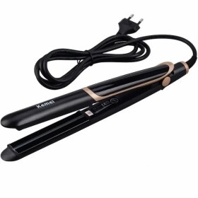 تصویر صاف‌کننده مو حرفه‌ای Km-2219 مشکی برند kemei Km-2219 Professional Hair Straightener Black