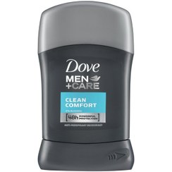 تصویر استیک ضد تعریق مردانه داو مدل clean comfort dove stick clean comfort deodorant for men 50 ml