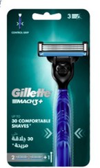 تصویر خودتراش ژیلت مدل MACH3 همراه ۲ یدک 