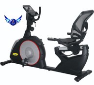 تصویر دوچرخه ثابت مگنتی نیمه باشگاهی مدل 8741R Recumbent bike semi commercial model 8741R