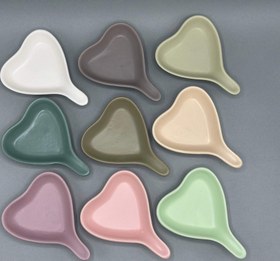 تصویر مزه خوری قلب رنگی 