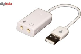 تصویر کابل تبدیل USB به جک 3.5 میلی متری مدل 101 