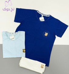 تصویر تیشرت ترک طرح خرگوش - گلبهی 