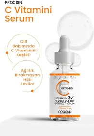 تصویر سرم روشن کننده ویتامین سی پروکسین PROCSIN Vitamin C Serum