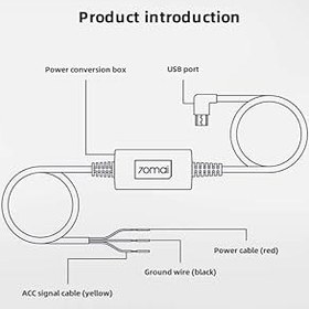 تصویر کابل دوربین خودرو 70mai Hardwire Kit 