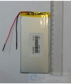 تصویر باتری (کیفیت بالا) تبلت های چینی و برند های متفرقه (4000 میلی امپر) - 12.8 * 6 سانتی متر 