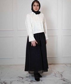 تصویر کت سفید دانتل سپید 