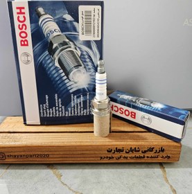 تصویر شمع بوش پایه کوتاه تک پلاتین8+ bosch +8