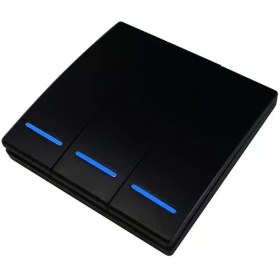 تصویر کلید سه پل بیسیم مدل MZ-RF 