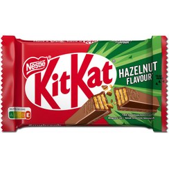 تصویر شکلات کیت کت فندقی ۴ انگشتی نستله وزن ۴۲ گرم 