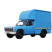 تصویر وانت نیسان تکسوز مسقف فلزی 