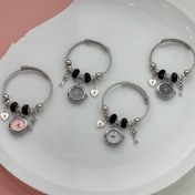 تصویر ساعت زنانه فلورا مدل پاندورا بند سیمی - صفحه سفید flora 2002504