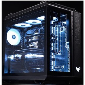 تصویر کیس گیمینگ R7 7800X3D با کارت گرافیک RX6900XT حافظه ۳۲ گیگابایت و SSD یک ترابایت 