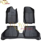 تصویر کفپوش ۵ بعدی پژو مدل ۲۰۶ مشکی 