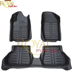 تصویر کفپوش ۵ بعدی پژو مدل ۲۰۶ مشکی 