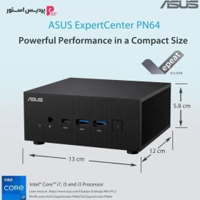 تصویر مینی پی‌سی ایسوس PN64-E1 i5-13500H 