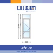 تصویر درب تراس upvc 