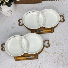 تصویر مزه خوری گرد زیرچوب 