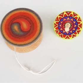 تصویر بازی چوبی فرفره و یویو 