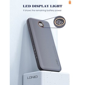 تصویر پاوربانک الدینیو مدل P10 ظرفیت 1۰۰۰۰ میلی آمپر ساعت LDNIO P10 10000mah Power bank