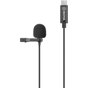 تصویر میکروفون یقه ای سیمی تایپ سی بویا BOYA BY-M3-OA Microphone 