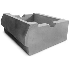 تصویر گلدان بتنی مستطیلی کف نیم باز (گلفوژ) تیپ 1 