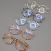تصویر عینک بلوکات مناسب کار با گوشی و لپتاپ فرم کریستالی 004 - صورتی 