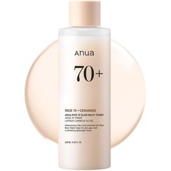 تصویر تونر  آنوا مدل Rice 70 آبرسان و روشن کننده 250 میلی لیتر Anua Rice 70 Glow Milky Toner 250 ml