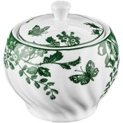 تصویر قندان گلدکیش طرح الینا سبز 