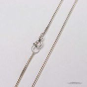 تصویر زنجیر نقره کارتیر مینیمال 