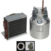 تصویر دستگاه تقطیر 16 لیتری با کندانسور برقی 