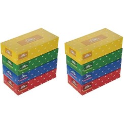 تصویر دستمال کاغذی 100 برگ بی تا مدل ریزبار بسته 8 عددی 