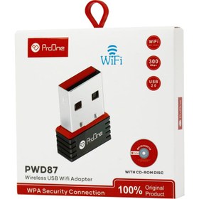 تصویر کارت شبکه بی سیم USB پرووان مدل PWD87 ا ProOne PWD87Network card ProOne PWD87Network card
