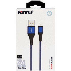 تصویر کابل تبدیل USB به MicroUSB نیتو مدل NC203 طول 2 متر NITU NC203 USB To MicroUSB 2M