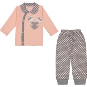 تصویر ست بلوز شلوار نوزادی مدل خرگوش 
