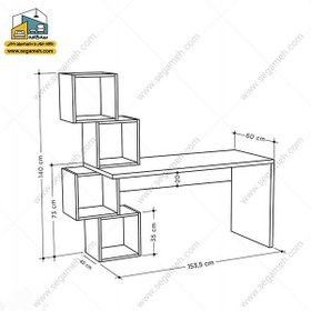 تصویر میز گیمینگ DGP57 