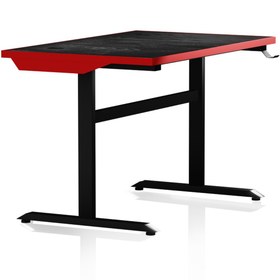 تصویر میز گیمینگ Gaming Desk TITAN RGB Red 