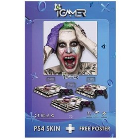 تصویر Ps4 Skin For Slim Joker Design 