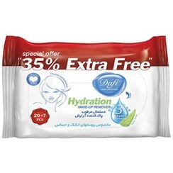 تصویر دستمال مرطوب دافی مدل آب رسان بسته ۲۷ عددی 