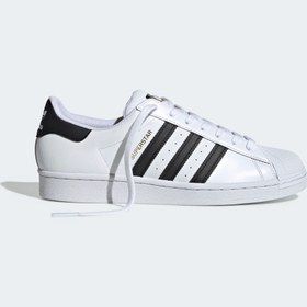 تصویر کتونی زنانه و مردانه آدیداس سوپر استار Adidas superstar white