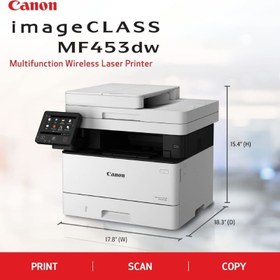 تصویر پرینتر چندکاره لیزری کانن مدل MF453dw Canon i-SENSYS MF453dw LaserJet Printer