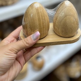 تصویر ست نمک و فلفل پاش بامبو 