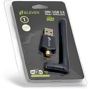 تصویر کارت شبکه بی سیم آنتن دار Eleven D14 300Mbps Eleven D14 300Mbps Wireless USB Adapter