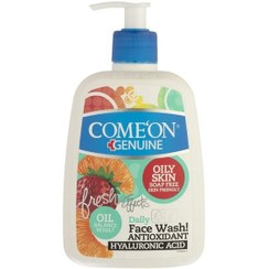 تصویر ژل شستشو صورت کامان سازگار با پوست های چرب و آکنه ای مدل Oily حجم 500 میلی لیتر comeon