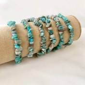 تصویر دستبند چیپسی آمازونیت 