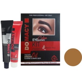 تصویر کیت رنگ ابرو دوماسی شماره 9 رنگ کاراملی حجم 15 میلی لیتر 